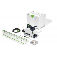 FESTOOL TS 55 FEBQ-Plus-FS įleidžiamas diskinis pjūklas + liniuotė